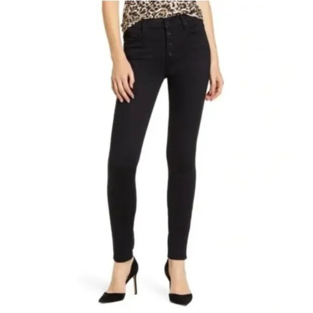 MOTHER Denim The Pixie Not Guilty Black Skinny Ankle Jeans Size 26